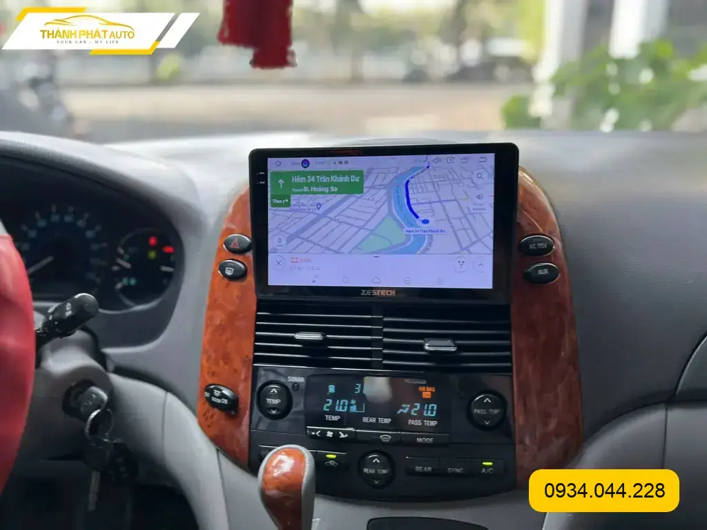 Màn Hình Android Ô Tô Toyota Sienna - Địa Chỉ Lắp Đặt Uy Tín Phú Nhuận ảnh thực tế 2