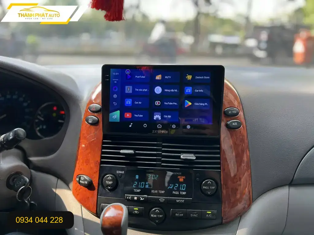 Màn Hình Android Ô Tô Toyota Sienna - Trung Tâm Lắp Đặt Uy Tín TPHCM ảnh thực tế 2