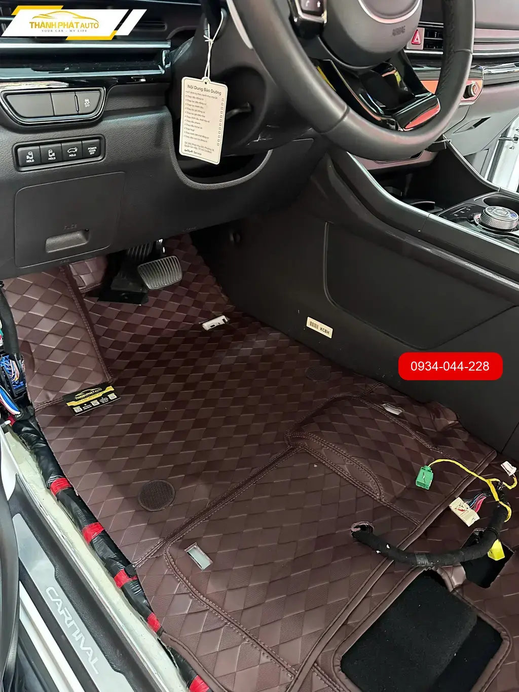 Thảm Lót Sàn Ô Tô Cao Cấp Kia Carnival - Trung Tâm Lắp Đặt Uy Tín TPHCM