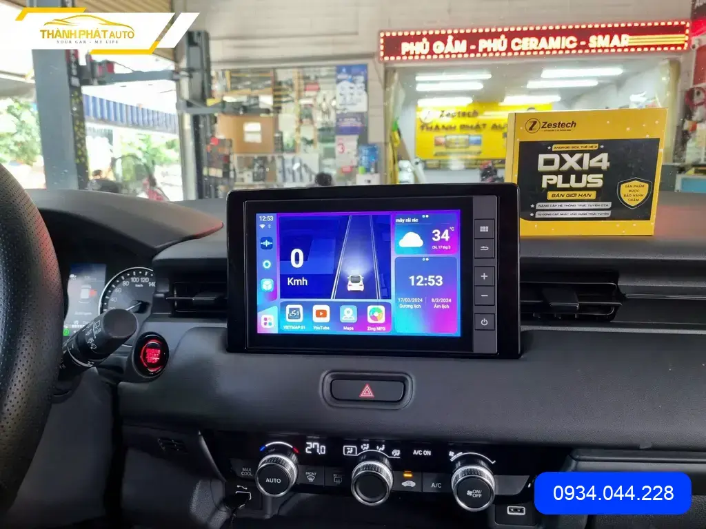 Android Box Cho Xe Honda HRV - Địa Chỉ Gắn Nâng Cấp Uy Tín TPHCM