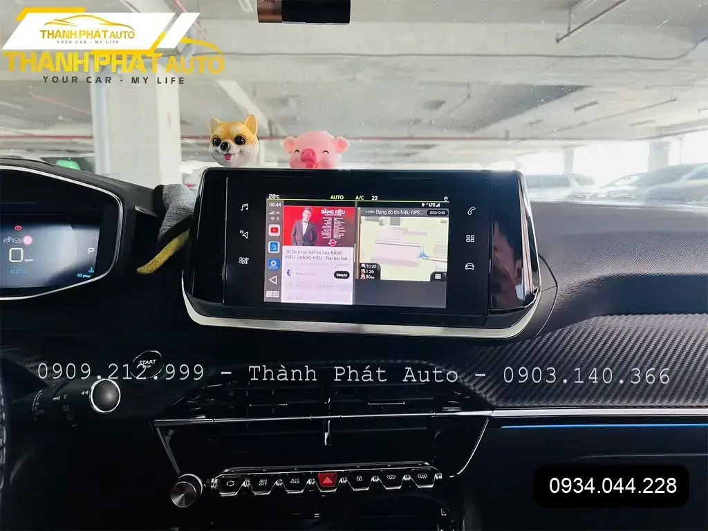 Android Box Thông Minh Cho Xe Peugeot 2008 - Địa Chỉ Lắp Đặt Uy Tín Tại TPHCM ảnh thực tế 3