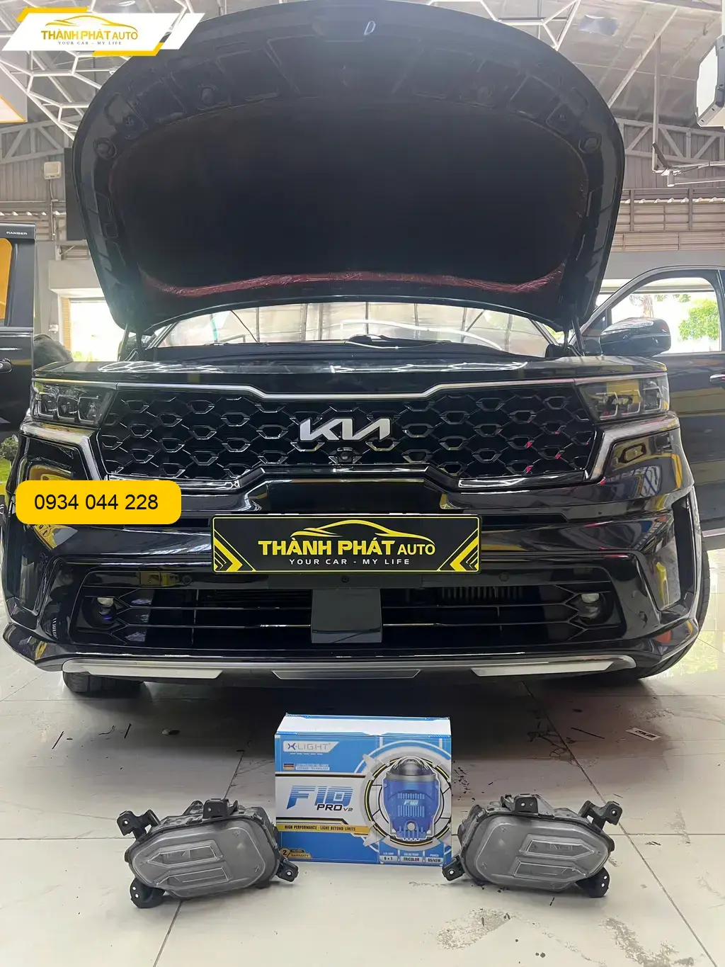 Anh Kiên độ bi gầm cho Sorento tại Quận 9, đèn zin không đủ sáng
