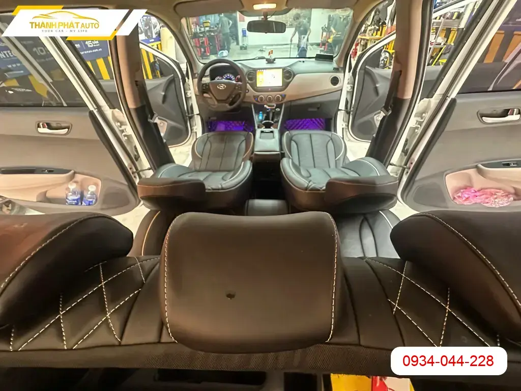 Bọc Ghế Da Cao Cấp Hyundai i10 - Trung Tâm Lắp Đặt Uy Tín Tại TPHCM