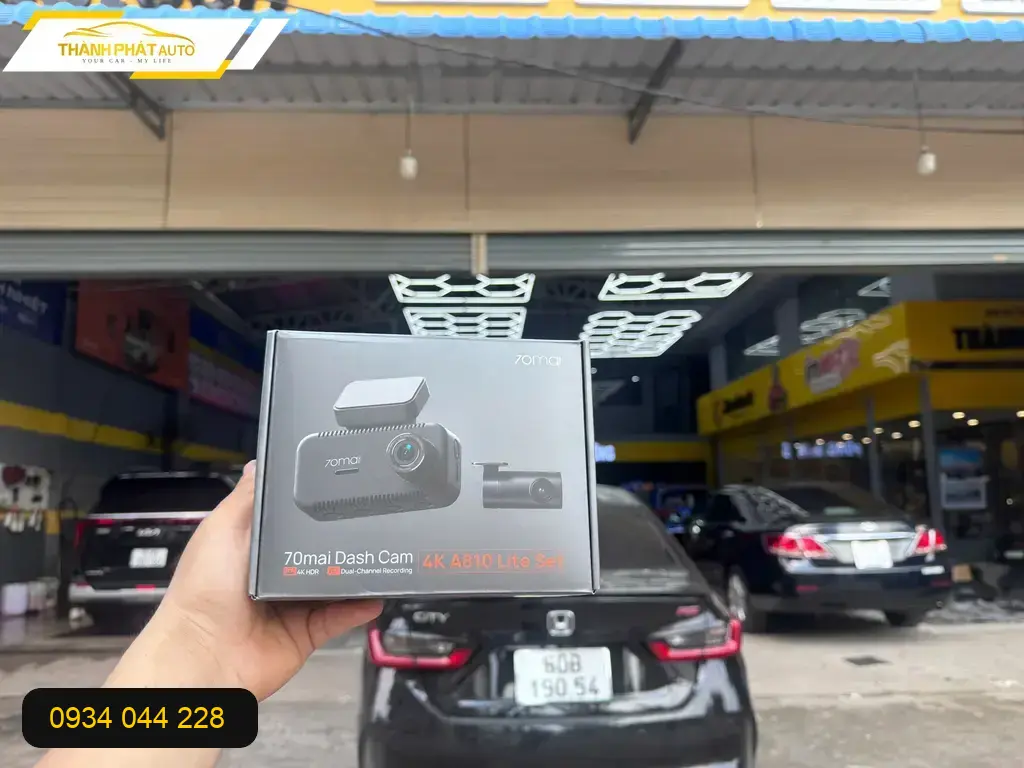 Anh Tùng lắp Camera hành trình Honda City 2026 Quận 9 để an tâm di chuyển ảnh thực tế 2