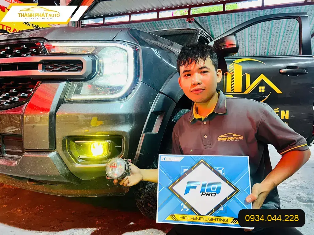 Độ Đèn Bi LED Laser Ô Tô Ford Ranger - Trung Tâm Độ Đèn Chính Hãng Uy Tín TPHCM