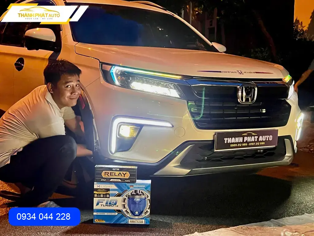 Độ Đèn Pha Cos Ô Tô Honda BRV - Trung Tâm Độ Đèn Xe Hơi Chuyên Nghiệp TPHCM