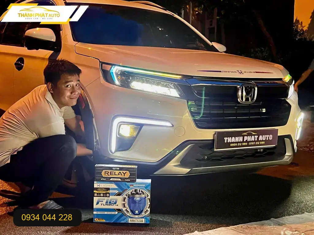Độ Đèn Bi LED Ô Tô Honda BRV - Trung Tâm Độ Đèn Bi LED Uy Tín Số 1 TPHCM