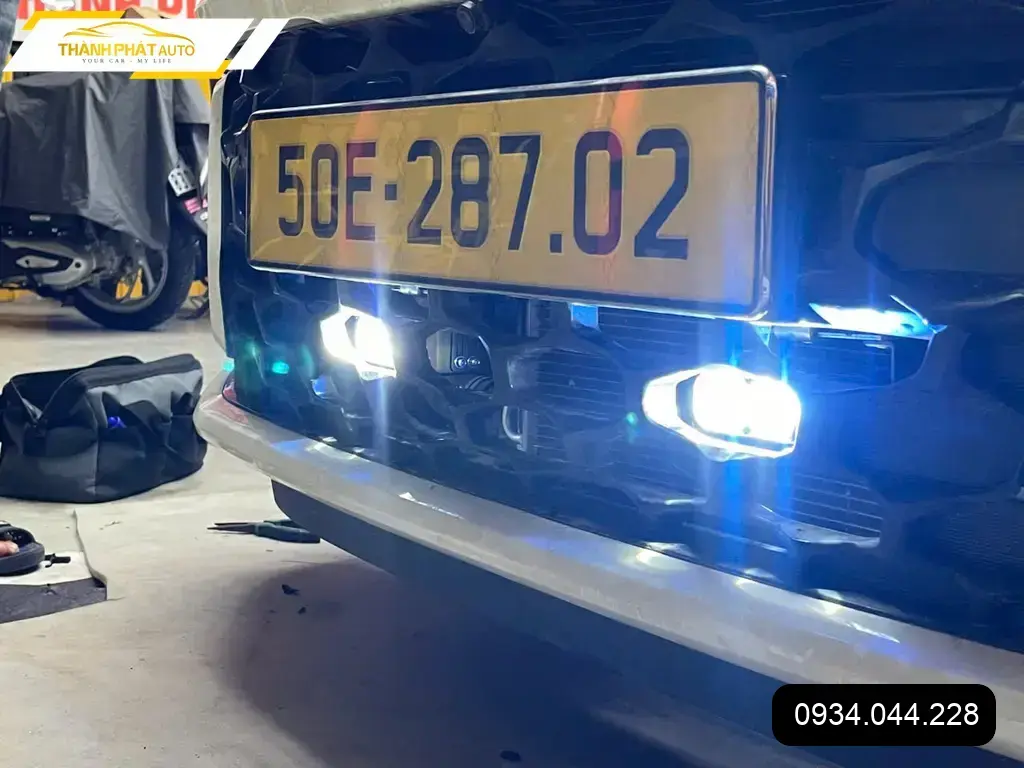 Độ Đèn Bi LED Ô Tô Hyundai i10 - Trung Tâm Lắp Đặt Chuyên Nghiệp TPHCM