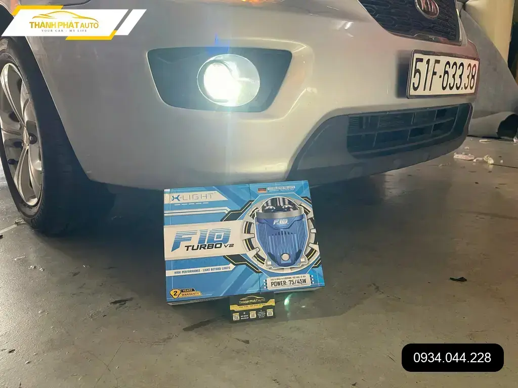 Độ Đèn Bi LED Ô Tô Kia Carens Tăng Sáng - Địa Chỉ Lắp Đặt Uy Tín TPHCM
