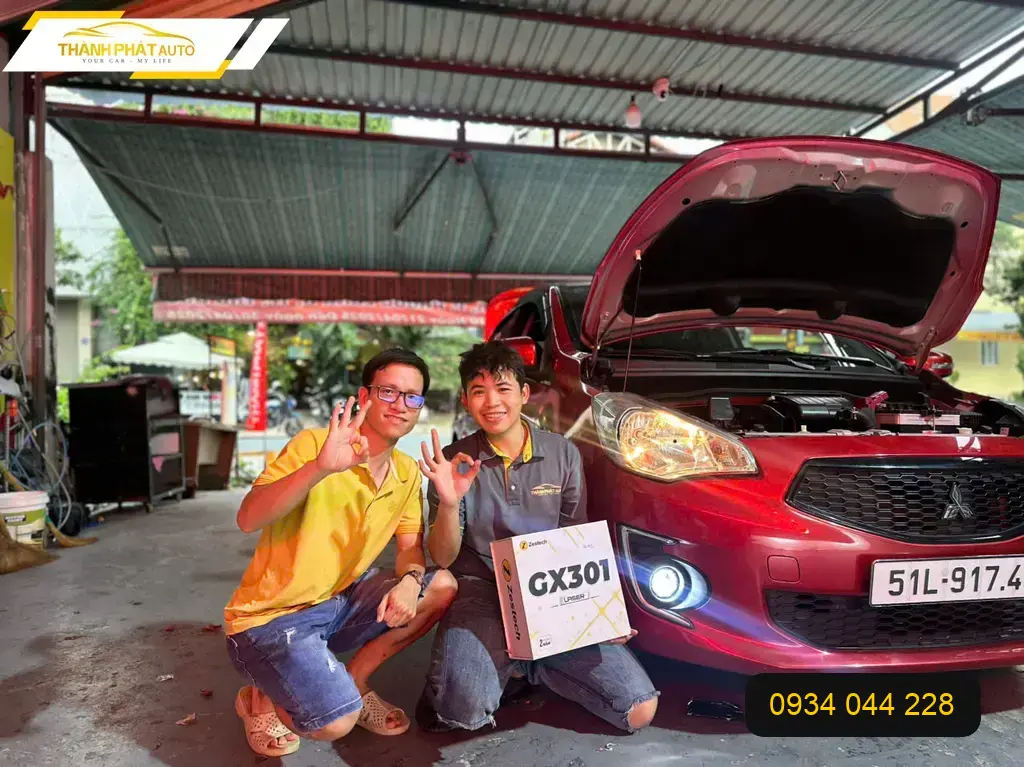 Độ Đèn Ô Tô Mitsubishi Attrage - Nâng Cấp Đèn Xe Hơi Chuyên Nghiệp TPHCM