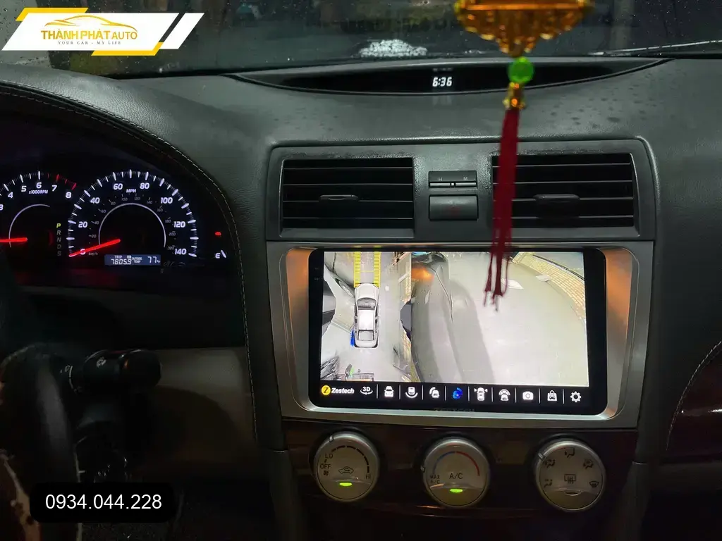Anh Trường lắp màn hình android cho Camry 2010 Quận 9 để nâng cấp trải nghiệm giải trí