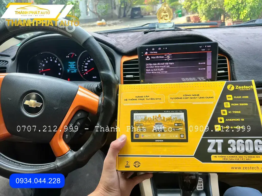Màn Hình Android Ô Tô Chevrolet Captiva - Địa Chỉ Lắp Đặt Uy Tín TPHCM