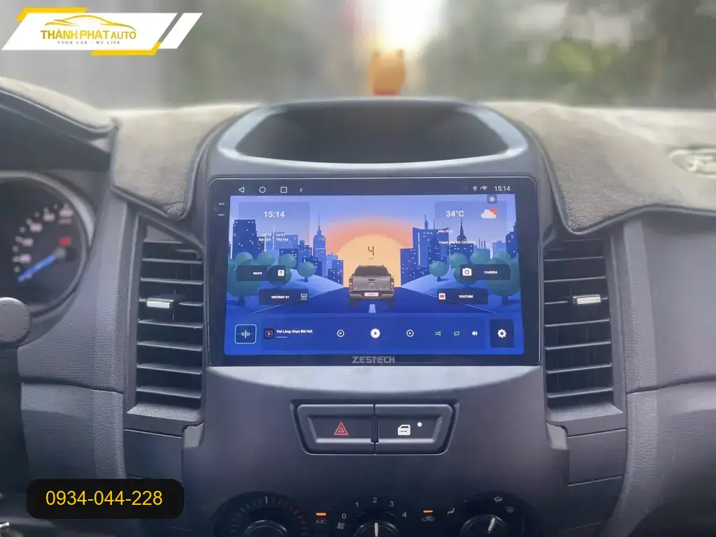Màn Hình Android Ô Tô Ford Ranger 2022 - Trung Tâm Lắp Đặt Uy Tín TPHCM
