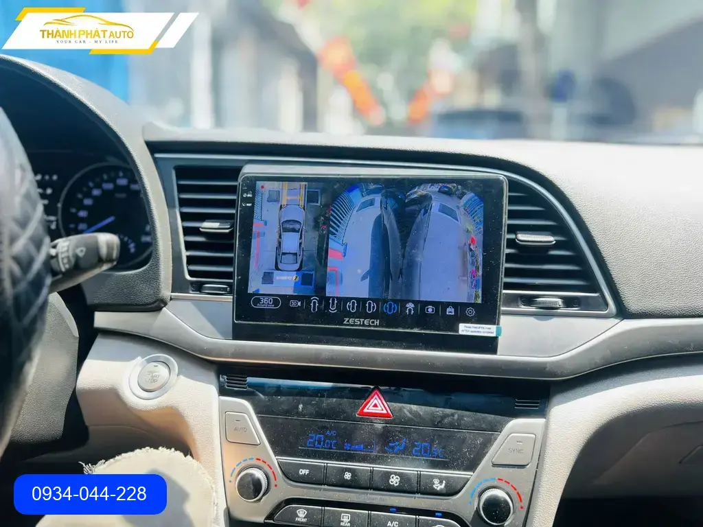 Màn Hình Android Ô Tô Hyundai Elantra 2018 - Địa Chỉ Lắp Đặt Uy Tín TPHCM