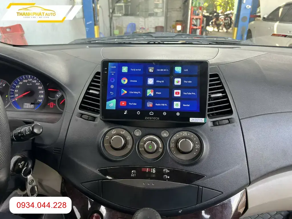 Màn Hình Android Ô Tô Mitsubishi Grandis - Địa Chỉ Lắp Đặt Uy Tín Quận 3 TPHCM