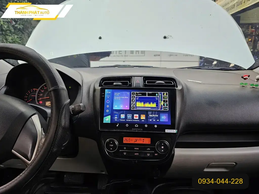 Màn Hình Android Ô Tô Mitsubishi Mirage 2022 - Trung Tâm Lắp Đặt Uy Tín TPHCM