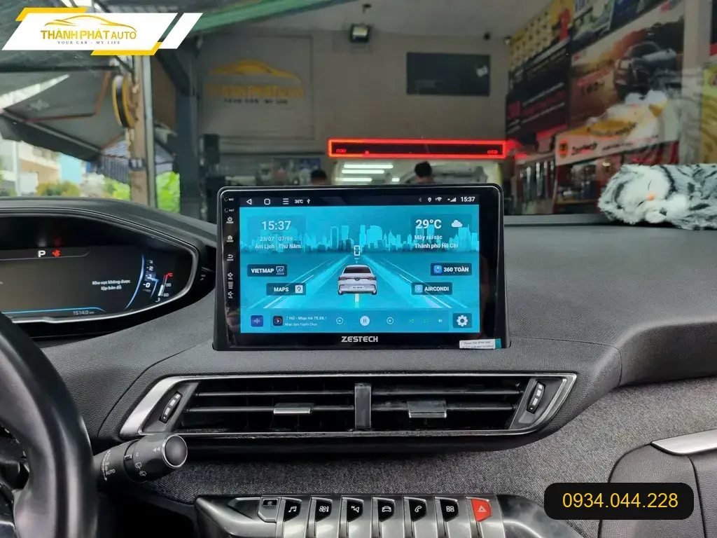 Màn Hình Android Ô Tô Peugeot 3008 - Trung Tâm Lắp Đặt Uy Tín TPHCM