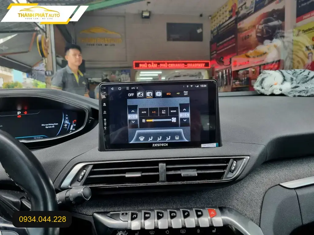 Màn Hình Android Ô Tô Peugeot 3008 - Nơi Gắn Chính Hãng Tại Nhà Bè TPHCM