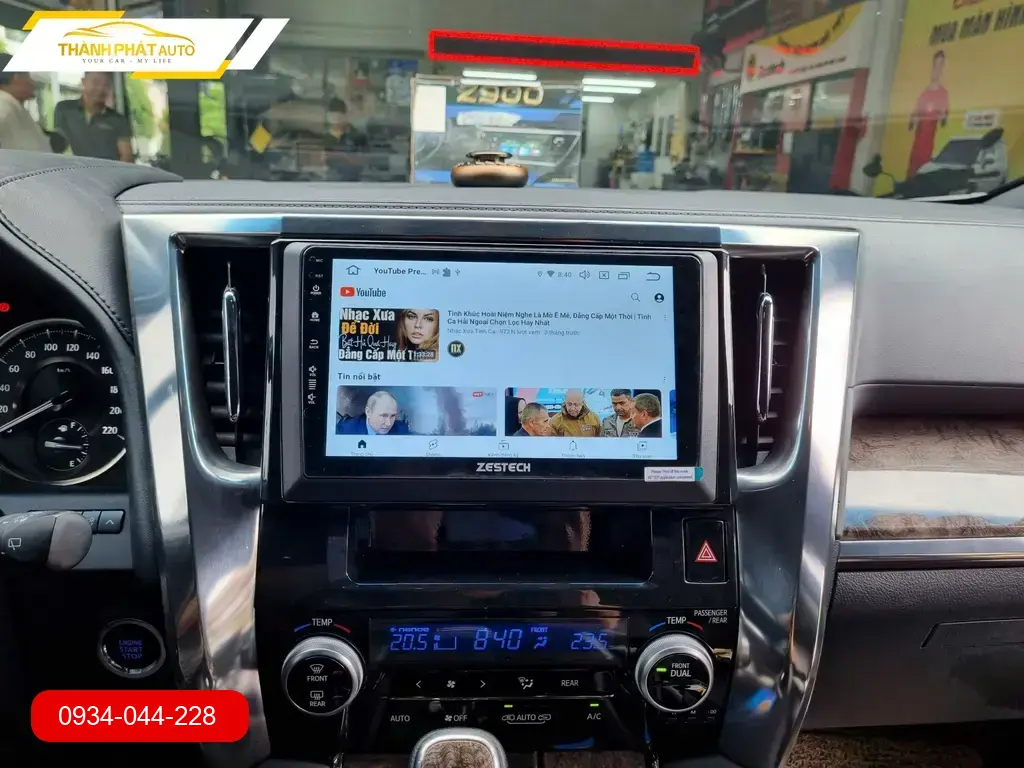 Màn Hình Android Cho Xe Toyota Alphard - Địa Chỉ Lắp Đặt Chính Hãng Uy Tín TPHCM