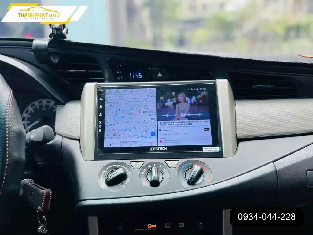 Màn Hình Android Ô Tô Toyota Innova - Địa Chỉ Lắp Đặt Uy Tín Hóc Môn