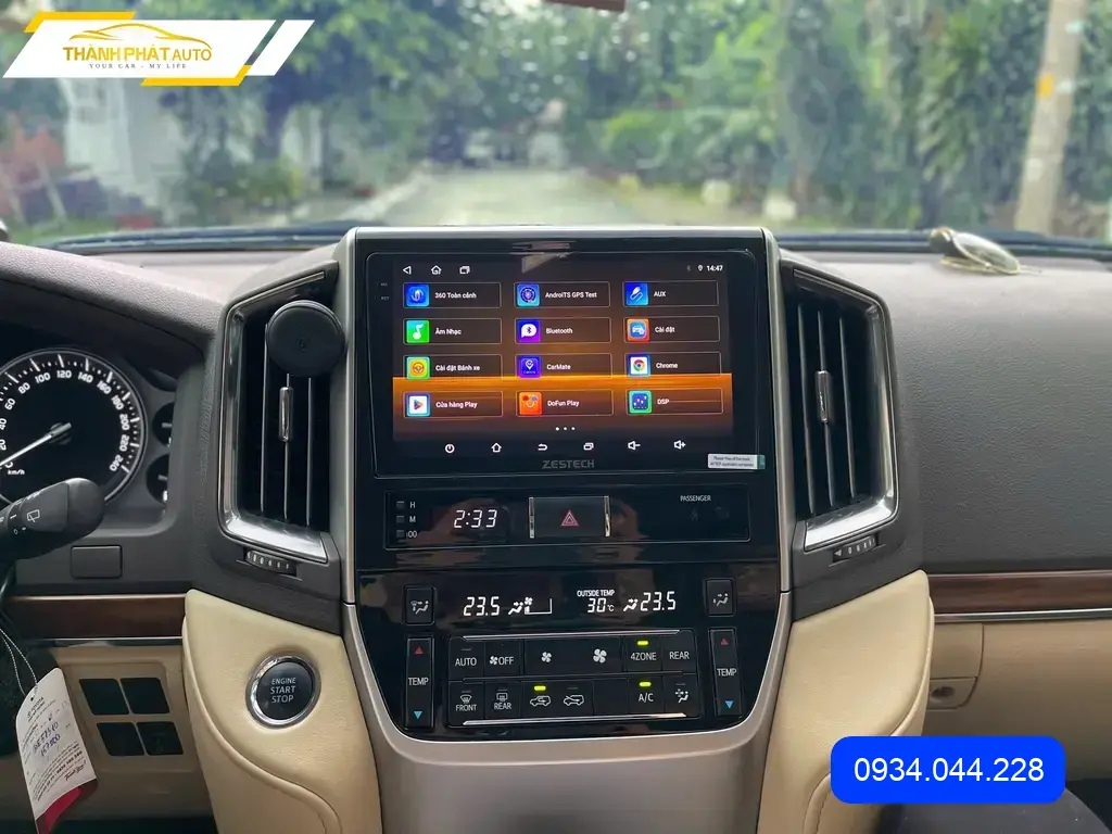 Màn Hình Android Ô Tô Toyota Land Cruiser 2020 - Trung Tâm Lắp Đặt Chính Hãng TPHCM