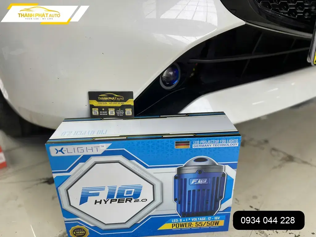 Anh Khôi độ Bi Gầm F10 Hyper 2.0 cho Mazda 2 AT tại Quận 9 cải thiện ánh sáng ảnh thực tế 3