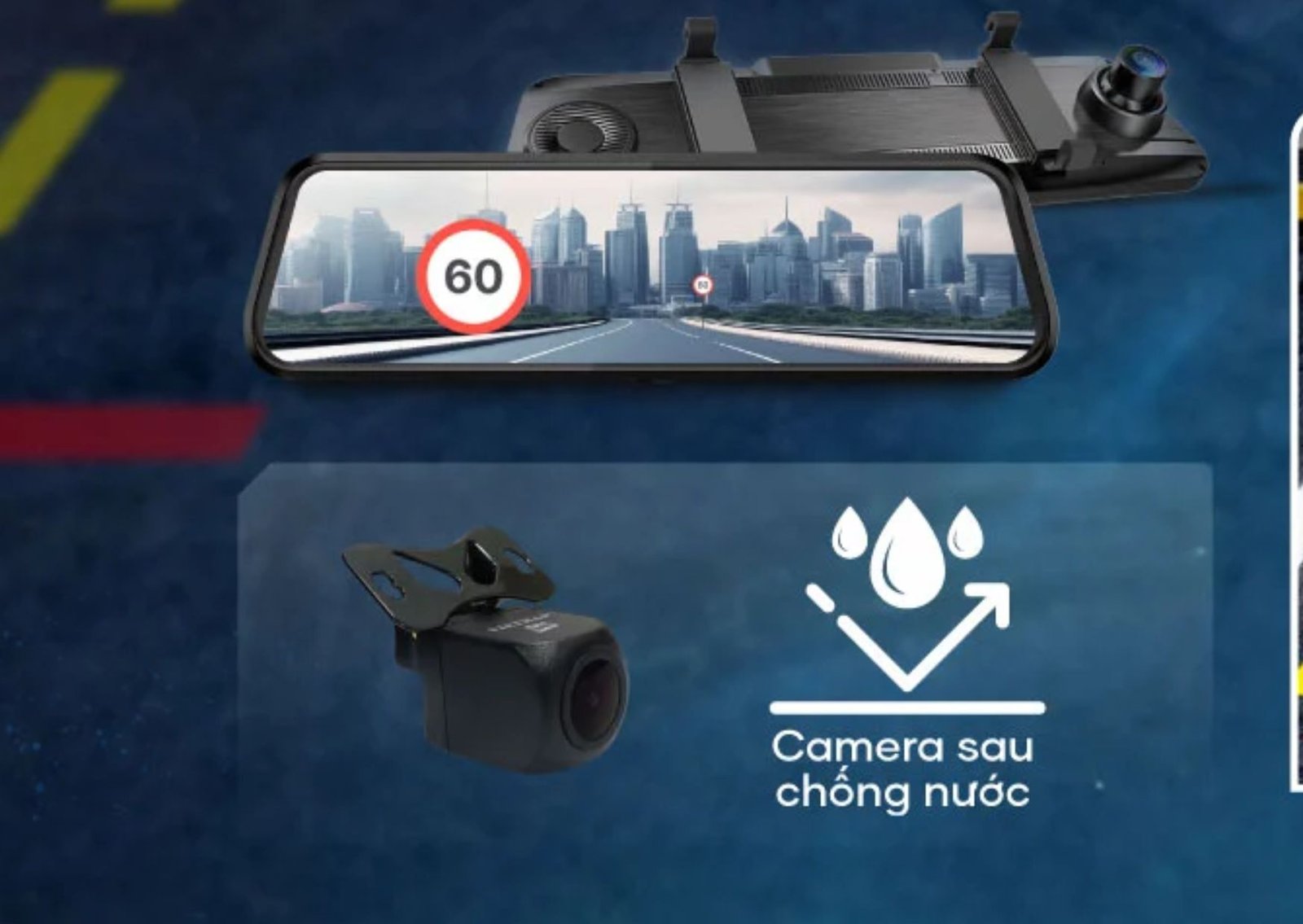 Camera Hành Trình VIETMAP R440 – Gương Điện Tử 4K, Hỗ Trợ Lùi Xe