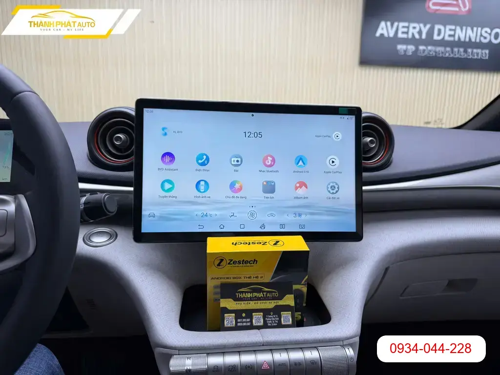 Chị Thảo lắp Android Box cho xe BYD Atto 3 tại Quận Thủ Đức vì muốn nâng cấp giải trí
