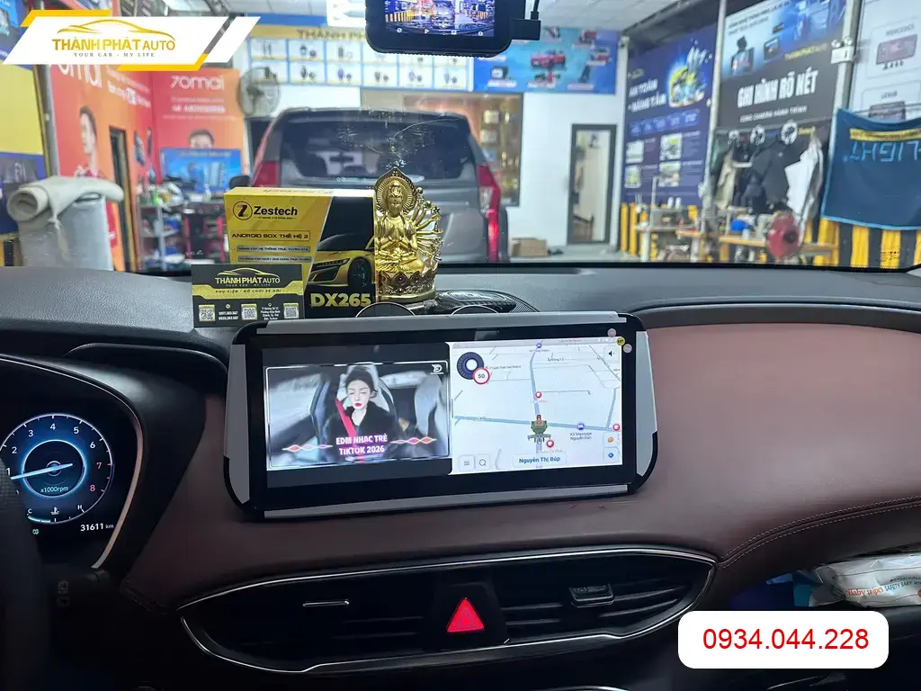 Anh Tấn lắp Android box oto cho Kia K3 tại Quận 12 để nâng cấp tiện ích giải trí ảnh thực tế 3