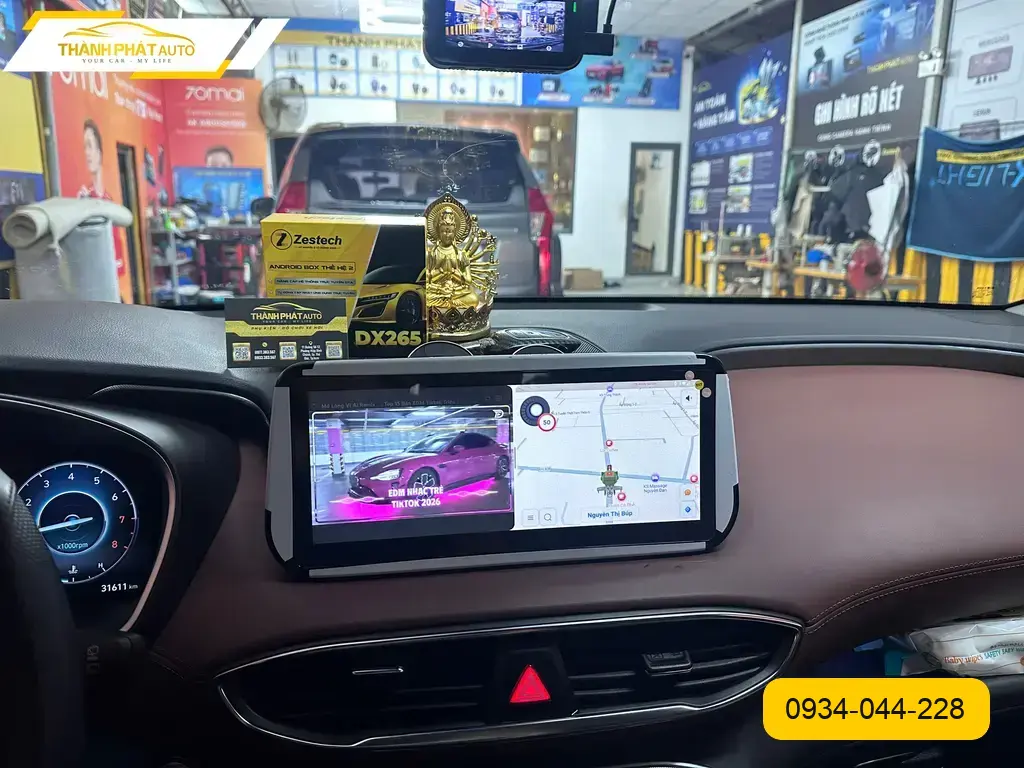 Anh Tấn lắp Android box oto cho Kia K3 tại Quận 12 để nâng cấp tiện ích giải trí ảnh thực tế 4