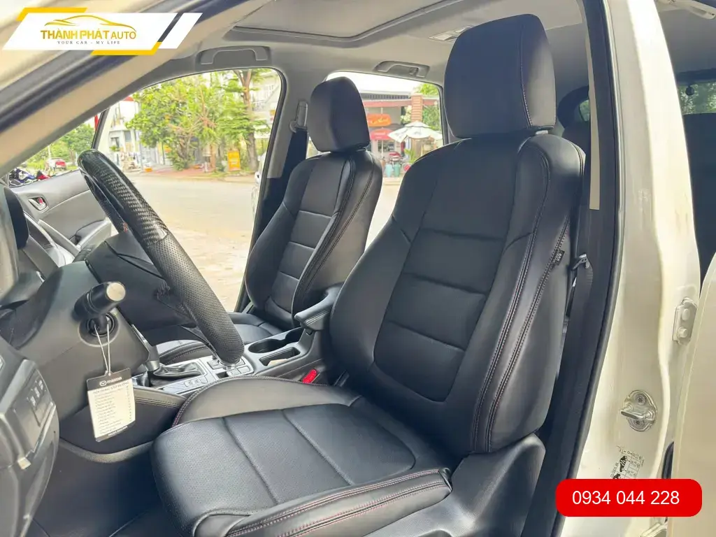 Chị Thảo bọc ghế da Mazda CX5 Quận Thủ Đức để nội thất xe sạch và sang hơn ảnh thực tế 5
