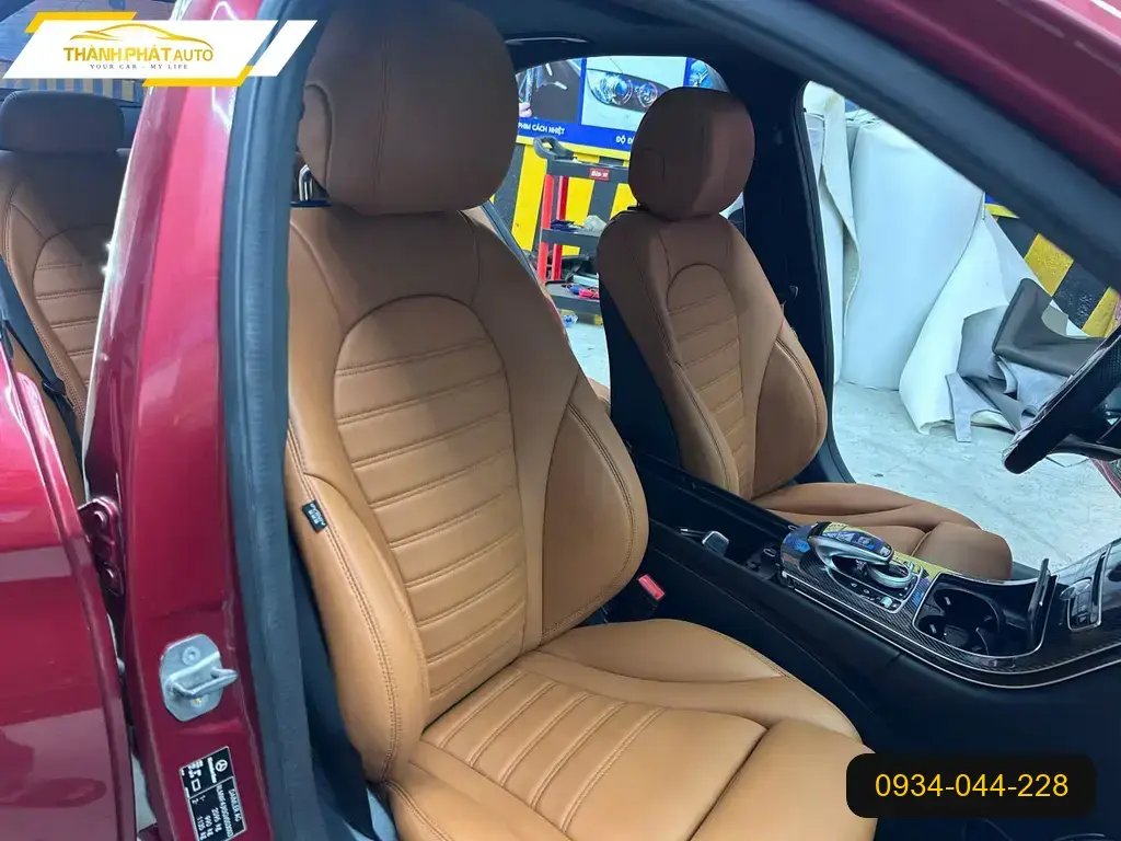 Anh Quốc bọc ghế da Nappa Mercedes C300 Quận 12 để nội thất sang trọng hơn ảnh thực tế 4