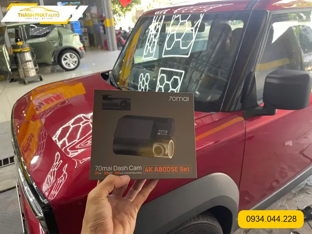 Anh Tấn lắp Camera 70mai 800SE cho VinFast VF3 tại Quận 12 sau vụ va quẹt ảnh thực tế 4