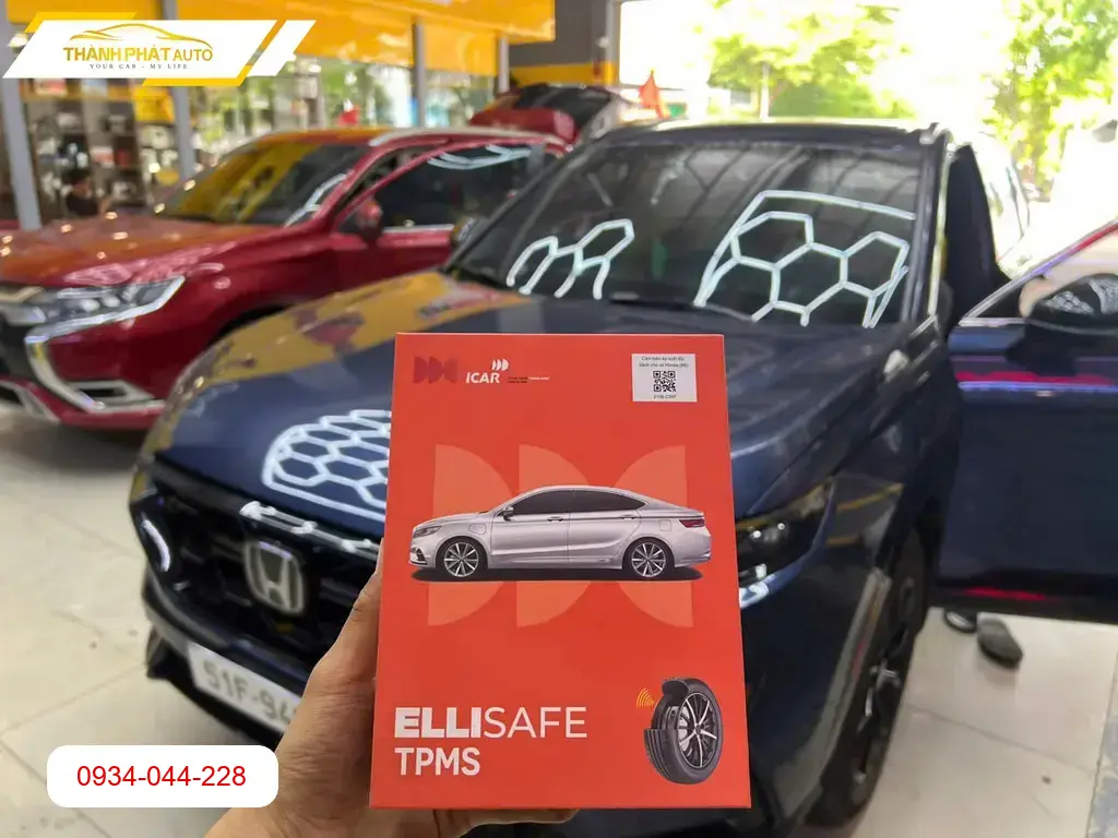 Anh Minh lắp cảm biến áp suất lốp cho Honda CRV tại Quận Thủ Đức ảnh thực tế 5