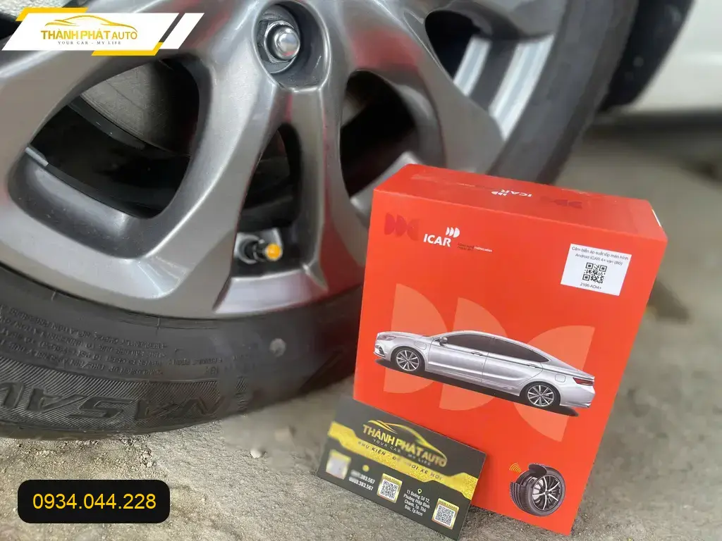 Anh Long lắp cảm biến áp suất lốp Hyundai Accent tại Quận 12 tránh xịt lốp trên đường ảnh thực tế 5