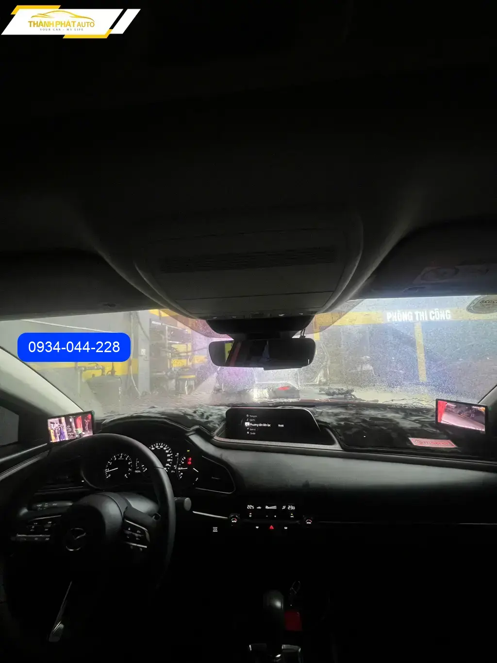 Anh Tấn lắp Camera Hai Bên SC620 cho Mazda CX-30 ở Quận 9 để tiện quan sát