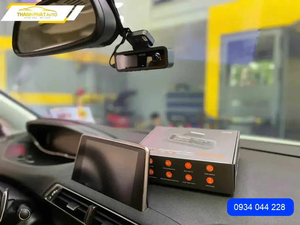 Anh Khang lắp cam hành trình 70mai cho Peugeot 3008 tại Quận 12 ảnh thực tế 2