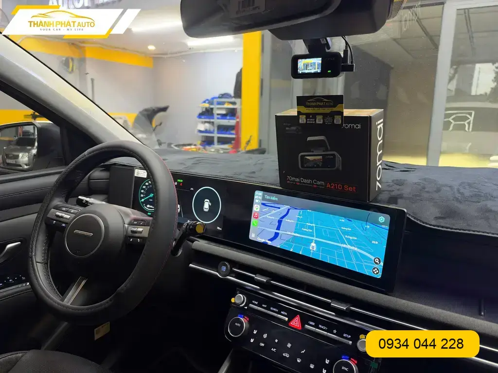 Chị Thảo lắp camera hành trình cho Hyundai Tucson tại Quận 9 tiện lợi ảnh thực tế 5