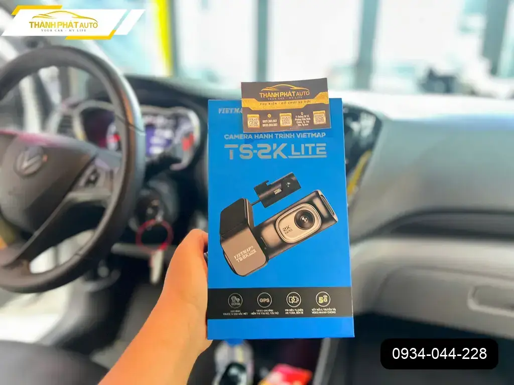 Anh Dũng lắp Cam Hành Trình Vietmap Ô Tô cho Kia K3 Quận 9, an tâm lái xe ảnh thực tế 4