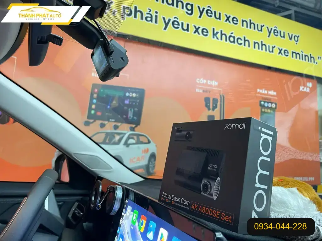 Anh Phước lắp camera hành trình 70mai cho Hyundai Creta ở Quận 12 ghi lại lộ trình