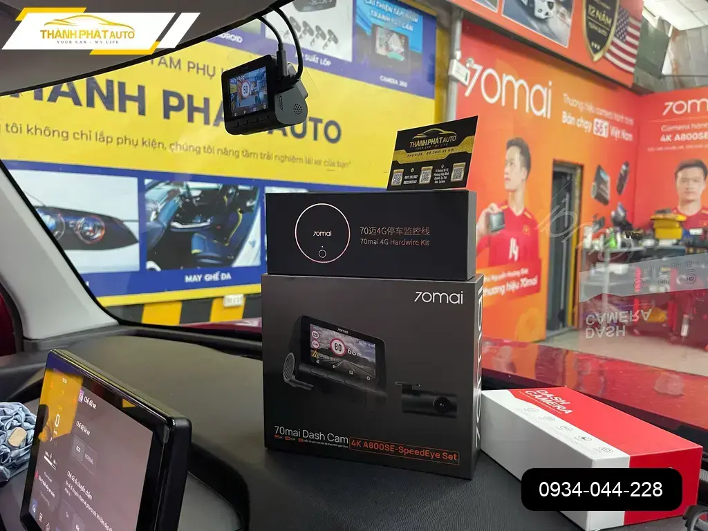 Chị Hằng lắp camera hành trình ô tô Honda CRV tại Quận 12 ảnh thực tế 5