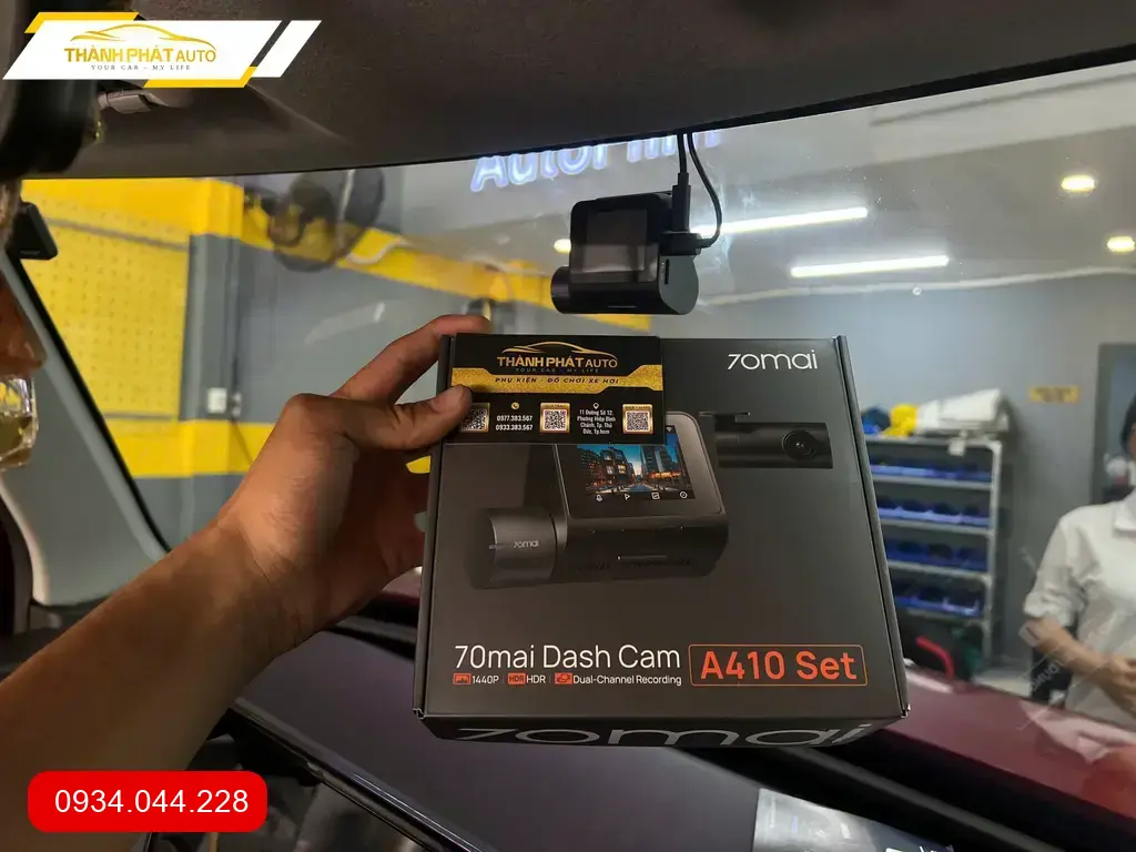 Anh Bảo lắp Camera hành trình cho VinFast VF3 tại Quận 12 sau vụ va chạm nhỏ ảnh thực tế 2