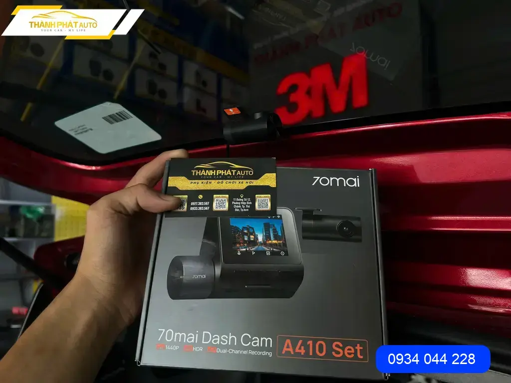 Anh Bảo lắp Camera hành trình cho VinFast VF3 tại Quận 12 sau vụ va chạm nhỏ ảnh thực tế 3