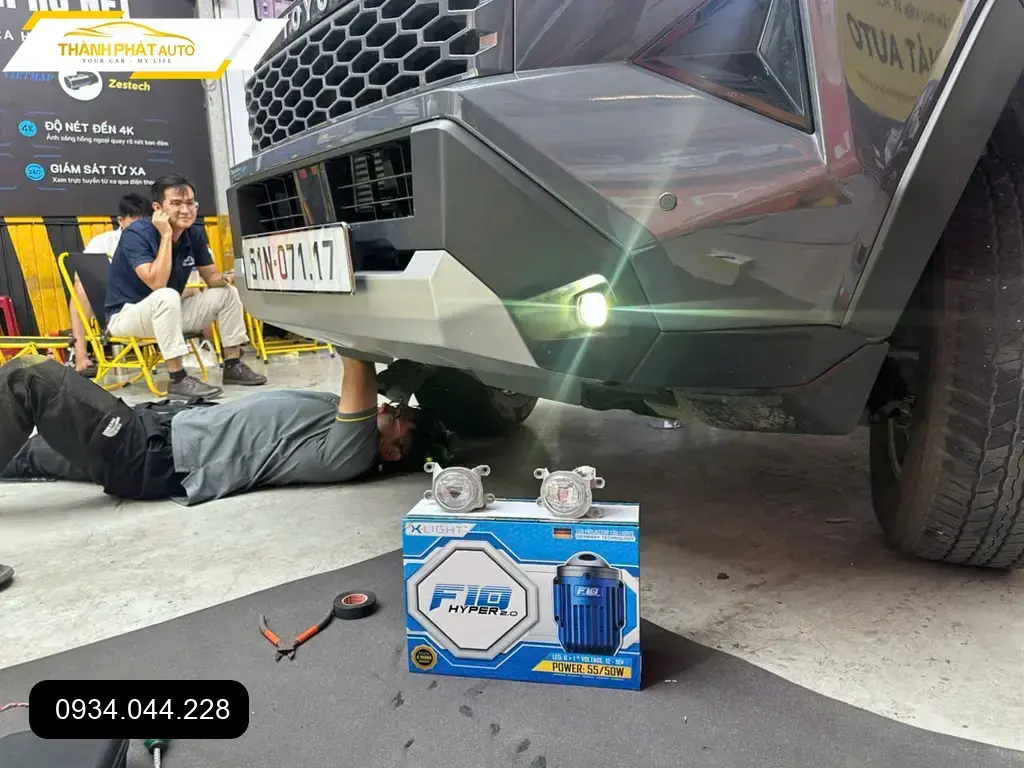 Anh Quang độ Đèn Bi Gầm Ô Tô Hyundai Creta Quận 12 vì đèn zin yếu khi di chuyển đêm