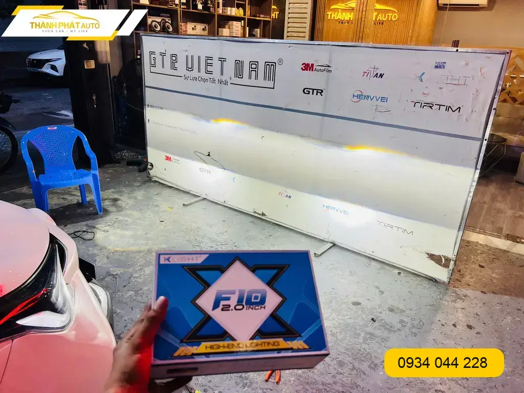 Anh Tấn độ đèn ô tô cho Hyundai Accent tại Quận Thủ Đức để tăng tầm nhìn ban đêm ảnh thực tế 5