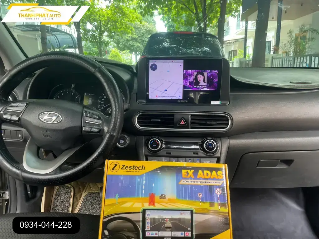 Anh Tùng lắp màn EX ADAS cho Kona 2019 tại Quận Thủ Đức để nâng cao an toàn ảnh thực tế 2