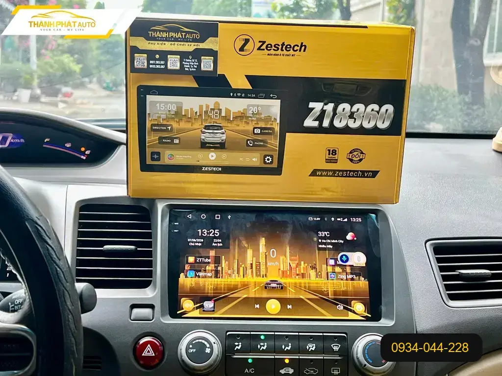 Anh Quang lắp màn hình Android ô tô Hyundai Accent uy tín Thủ Đức ảnh thực tế 2