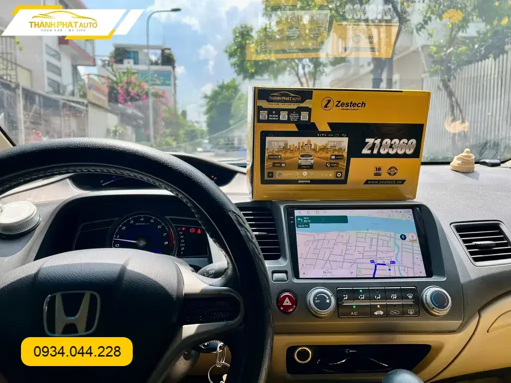 Anh Quang lắp màn hình Android ô tô Hyundai Accent uy tín Thủ Đức ảnh thực tế 3