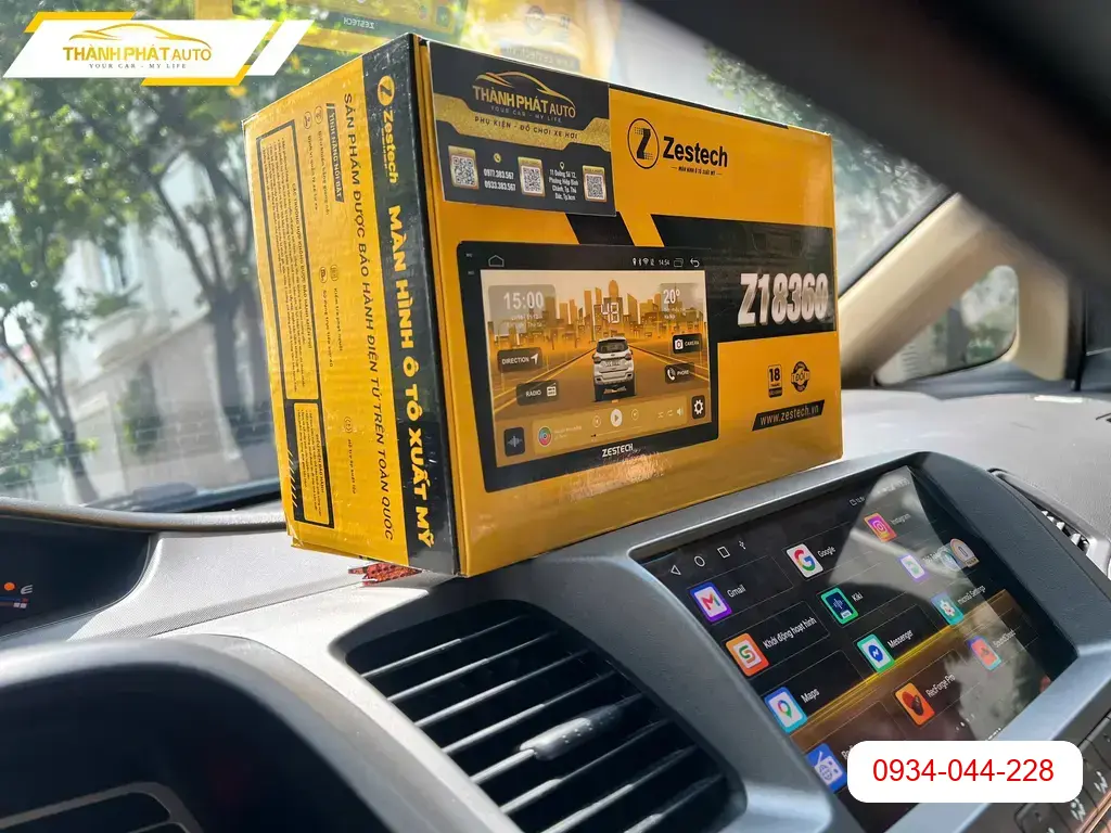 Anh Cường nâng cấp màn hình Android cho CRV tại Quận 12 để bản đồ không bị treo ảnh thực tế 3
