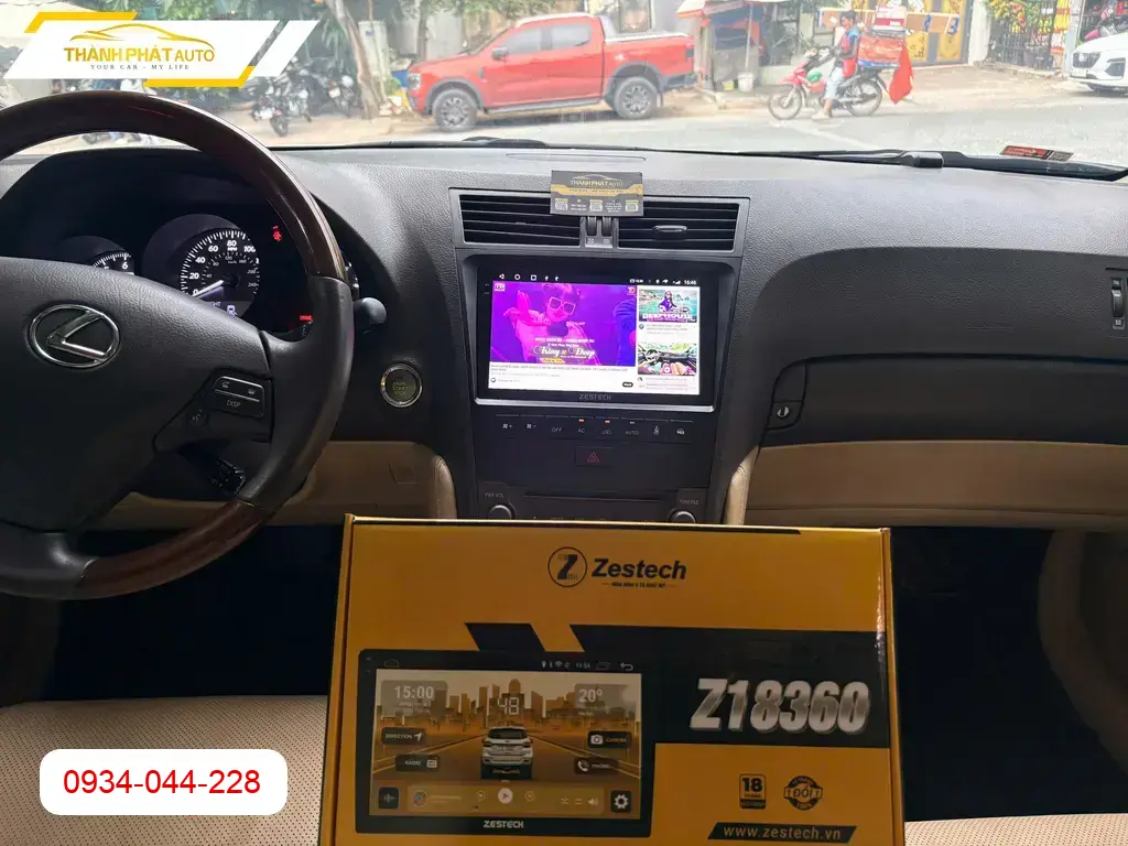 Anh Tùng nâng cấp màn hình Android Lexus IS250 tại Q12 cần YouTube ảnh thực tế 2